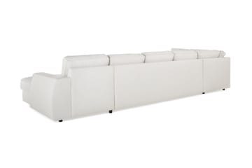 Optus Lyx 6-seters Venstrevendt U-formet Large Sofa med Divan og Sjeselong i Stoff - Lys grå - Møbler - Sofaer - U-sofa