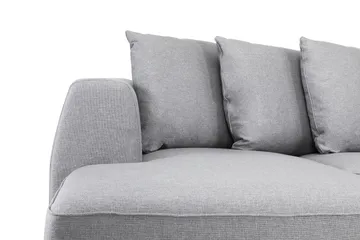 Optus U-sofa Large med Divan Venstre inkl. Konvoluttputer - Lysegrå - Møbler - Sofaer - U-sofa