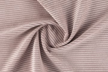 Peppe 4-seters Høyrevendt U-formet Sofa med Divan og Sjeselong i Manchester - Rosa - Møbler - Sofaer - U-sofa