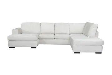Steinland U-Sofa Divan Høyre - Hvit - Møbler - Sofaer - U-sofa