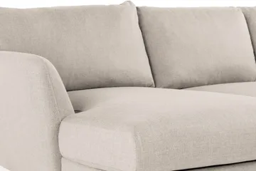 Trend 4-seters Høyrevendt U-formet Sofa med Divan og Sjeselong i Stoff - Beige - Møbler - Sofaer - U-sofa