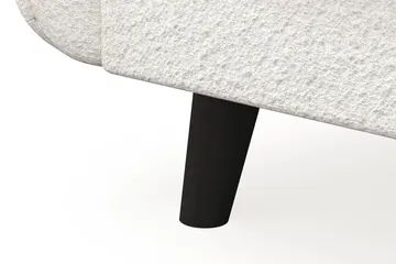 Trend Lyx 4-seters Høyrevendt U-formet Sofa med Divan og Sjeselong i Bouclé - Hvit - Møbler - Sofaer - Sofaer med sjeselong - 4 seters sofa med divan