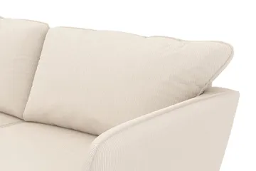 Trend Lyx 4-seters Høyrevendt U-formet Sofa med Divan og Sjeselong i Manchester - Beige - Møbler - Sofaer - U-sofa