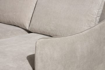 Trend Lyx 4-seters Høyrevendt U-formet Sofa med Divan og Sjeselong i Stoff - Beige - Møbler - Sofaer - U-sofa