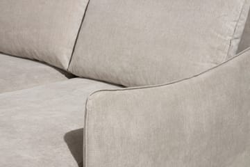 Trend Lyx 4-seters Høyrevendt U-formet Sofa med Divan og Sjeselong i Stoff - Beige - Møbler - Sofaer - U-sofa