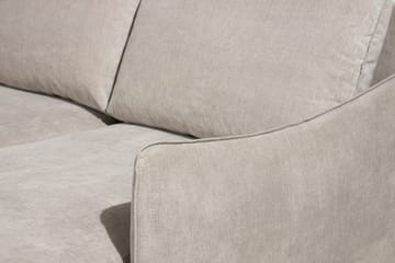 Trend Lyx 4-seters Høyrevendt U-formet Sofa med Divan og Sjeselong i Stoff - Beige - Møbler - Sofaer - U-sofa