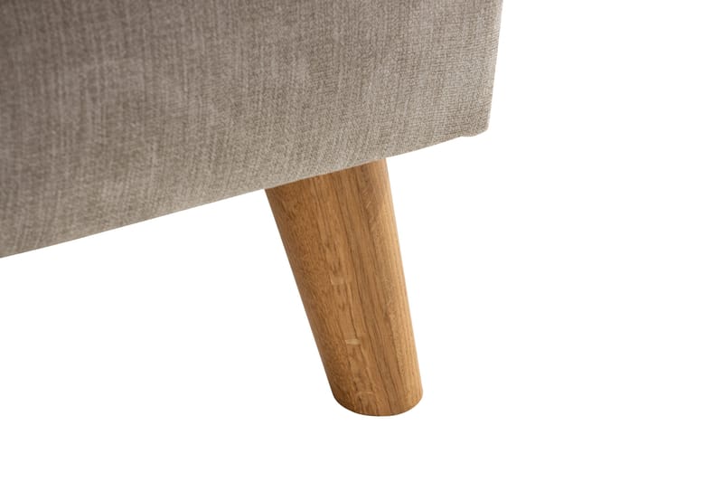 Trend Lyx 4-seters Høyrevendt U-formet Sofa med Divan og Sjeselong i Stoff - Beige - Møbler - Sofaer - U-sofa