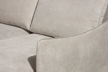 Trend Lyx 4-seters Høyrevendt U-formet Sofa med Divan og Sjeselong i Stoff - Beige - Møbler - Sofaer - U-sofa