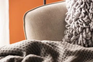 Trend Lyx 4-seters Høyrevendt U-formet Sofa med Divan og Sjeselong i Stoff - Beige - Møbler - Sofaer - U-sofa