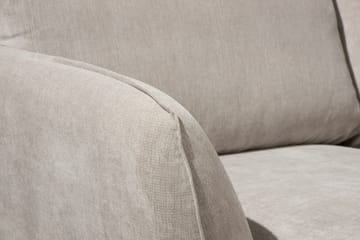 Trend Lyx 4-seters Høyrevendt U-formet Sofa med Divan og Sjeselong i Stoff - Beige - Møbler - Sofaer - U-sofa