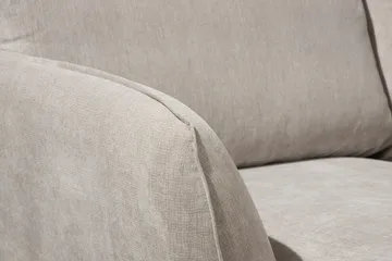 Trend Lyx 4-seters Høyrevendt U-formet Sofa med Divan og Sjeselong i Stoff - Beige - Møbler - Sofaer - U-sofa