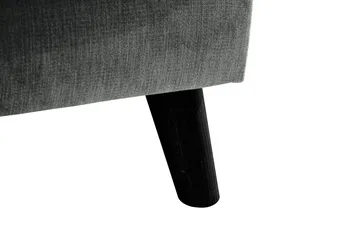 Trend Lyx 4-seters Høyrevendt U-formet Sofa med Divan og Sjeselong i Stoff - Grå - Møbler - Sofaer - U-sofa