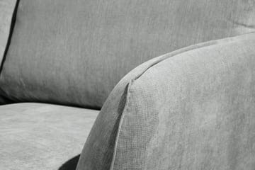 Trend Lyx 4-seters Høyrevendt U-formet Sofa med Divan og Sjeselong i Stoff - Grå - Møbler - Sofaer - U-sofa