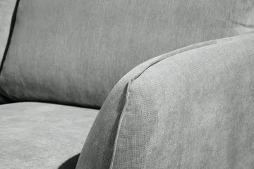 Trend Lyx 4-seters Høyrevendt U-formet Sofa med Divan og Sjeselong i Stoff - Grå - Møbler - Sofaer - U-sofa