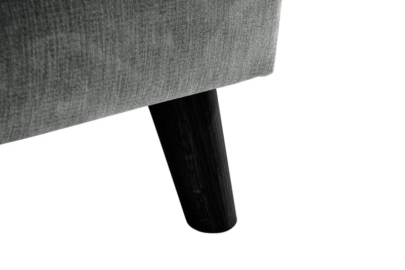 Trend Lyx 4-seters Høyrevendt U-formet Sofa med Divan og Sjeselong i Stoff - Grå - Møbler - Sofaer - U-sofa