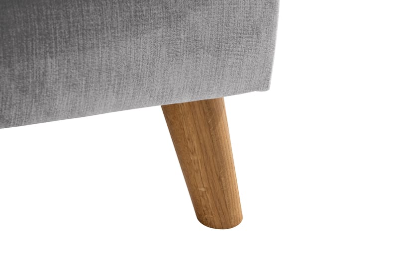 Trend Lyx 4-seters Høyrevendt U-formet Sofa med Divan og Sjeselong i Stoff - Lys grå - Møbler - Sofaer - U-sofa