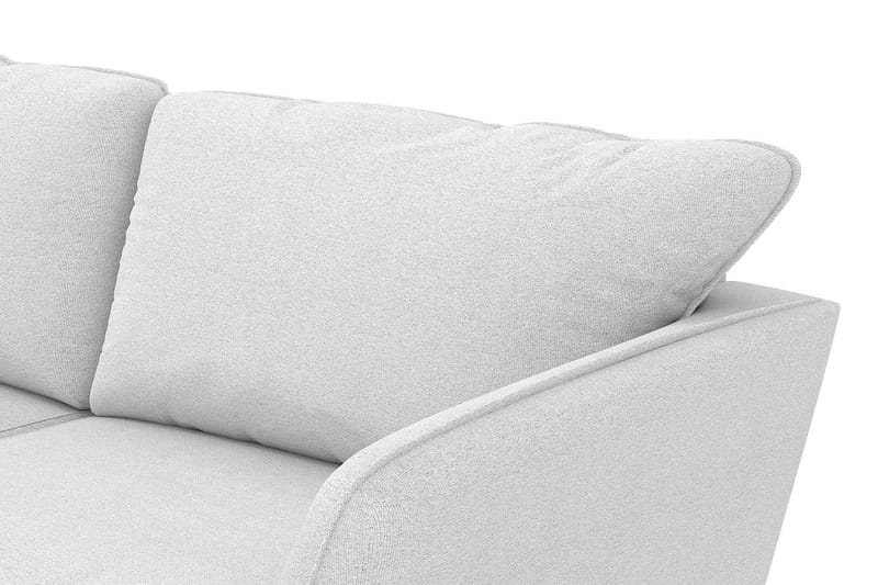 Trend Lyx 4-seters Høyrevendt U-formet Sofa med Divan og Sjeselong i Stoff - Lys grå - Møbler - Sofaer - U-sofa