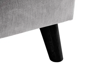 Trend Lyx 4-seters Høyrevendt U-formet Sofa med Divan og Sjeselong i Stoff - Lys grå - Møbler - Sofaer - U-sofa