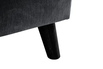 Trend Lyx 4-seters Høyrevendt U-formet Sofa med Divan og Sjeselong i Stoff - Mørk grå - Møbler - Sofaer - U-sofa