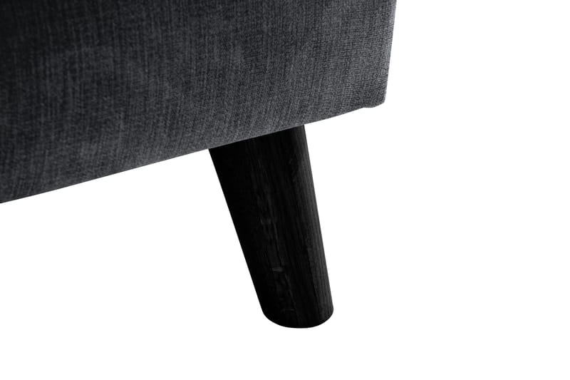 Trend Lyx 4-seters Høyrevendt U-formet Sofa med Divan og Sjeselong i Stoff - Mørk grå - Møbler - Sofaer - U-sofa