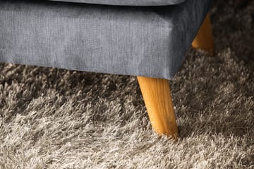 Trend Lyx 4-seters Høyrevendt U-formet Sofa med Divan og Sjeselong i Stoff - Mørk grå - Møbler - Sofaer - U-sofa