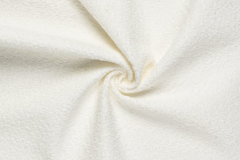 Trend Lyx 4-seters Venstrevendt U-formet Sofa med Divan og Sjeselong i Bouclé - Hvit - Møbler - Sofaer - U-sofa