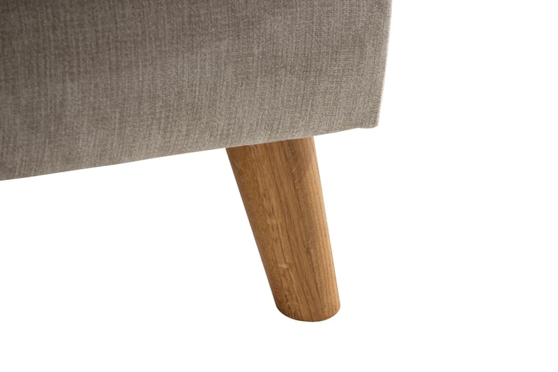 Trend Lyx 4-seters Venstrevendt U-formet Sofa med Divan og Sjeselong i Stoff - Beige - Møbler - Sofaer - U-sofa