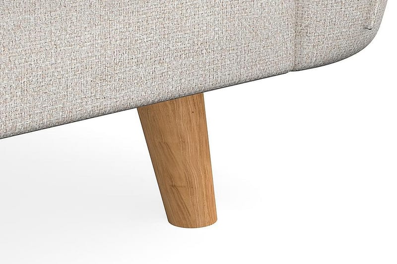 Trend Lyx 4-seters Venstrevendt U-formet Sofa med Divan og Sjeselong i Stoff - Beige - Møbler - Sofaer - U-sofa