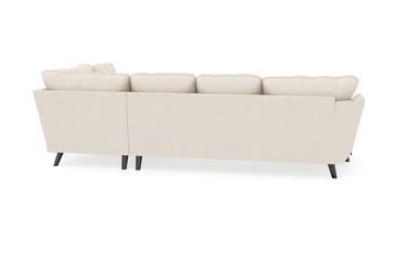 Trend Lyx 4-seters Venstrevendt U-formet Sofa med Divan og Sjeselong i Stoff - Beige - Møbler - Sofaer - U-sofa