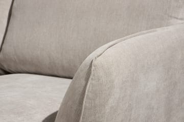 Trend Lyx 4-seters Venstrevendt U-formet Sofa med Divan og Sjeselong i Stoff - Beige - Møbler - Sofaer - U-sofa