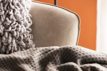 Trend Lyx 4-seters Venstrevendt U-formet Sofa med Divan og Sjeselong i Stoff - Beige - Møbler - Sofaer - U-sofa