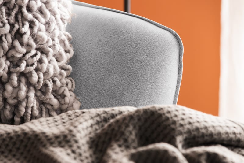 Trend Lyx 4-seters Venstrevendt U-formet Sofa med Divan og Sjeselong i Stoff - Lys grå - Møbler - Sofaer - U-sofa