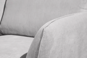 Trend Lyx 4-seters Venstrevendt U-formet Sofa med Divan og Sjeselong i Stoff - Lys grå - Møbler - Sofaer - U-sofa