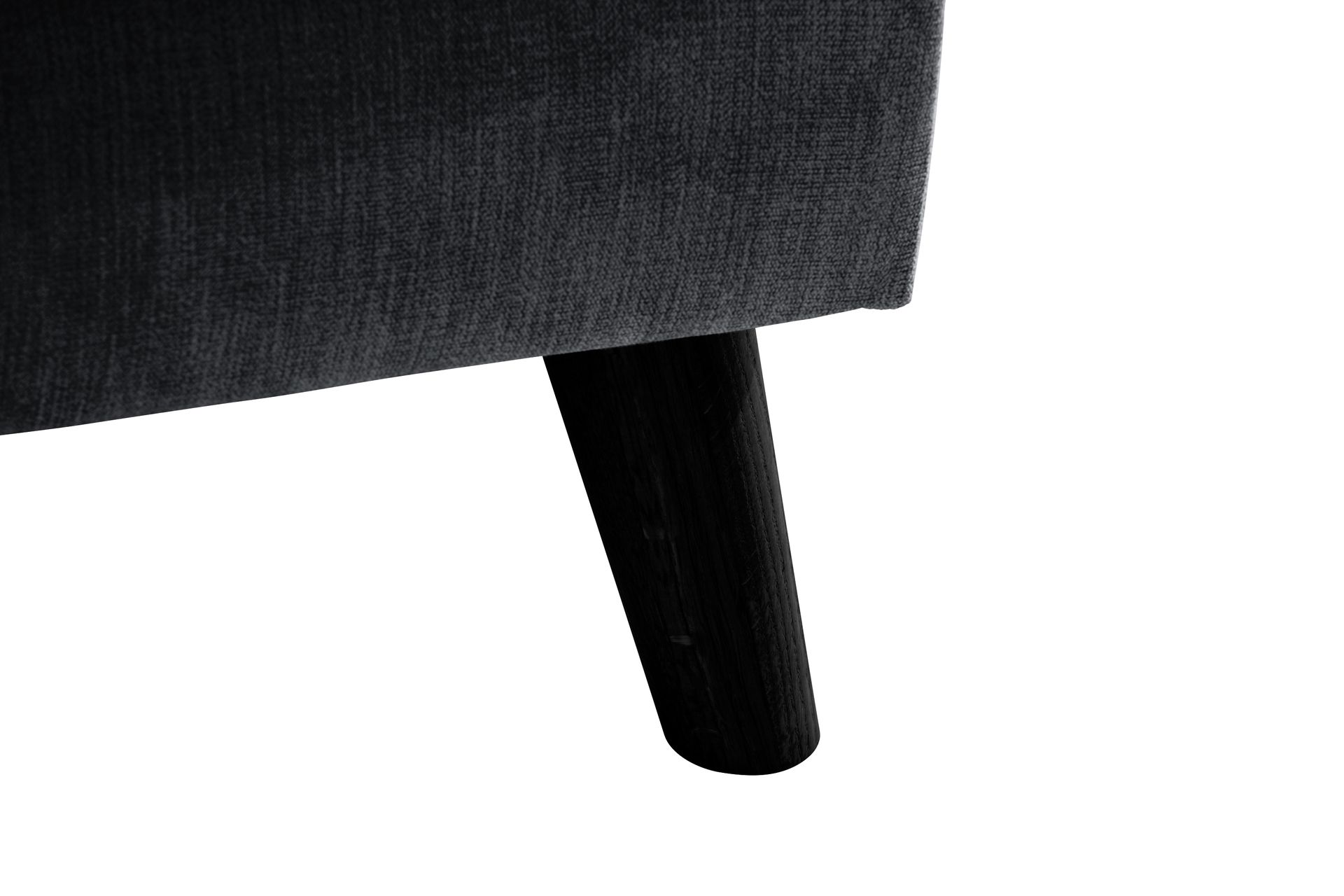 Trend Lyx 4-seters Venstrevendt U-formet Sofa med Divan og Sjeselong i Stoff - Mørk grå - Møbler - Sofaer - U-sofa