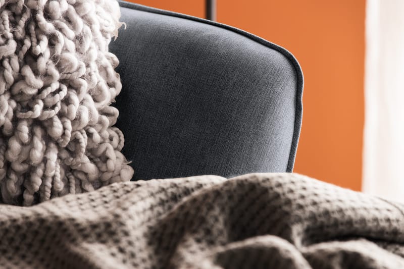 Trend Lyx 4-seters Venstrevendt U-formet Sofa med Divan og Sjeselong i Stoff - Mørk grå - Møbler - Sofaer - U-sofa