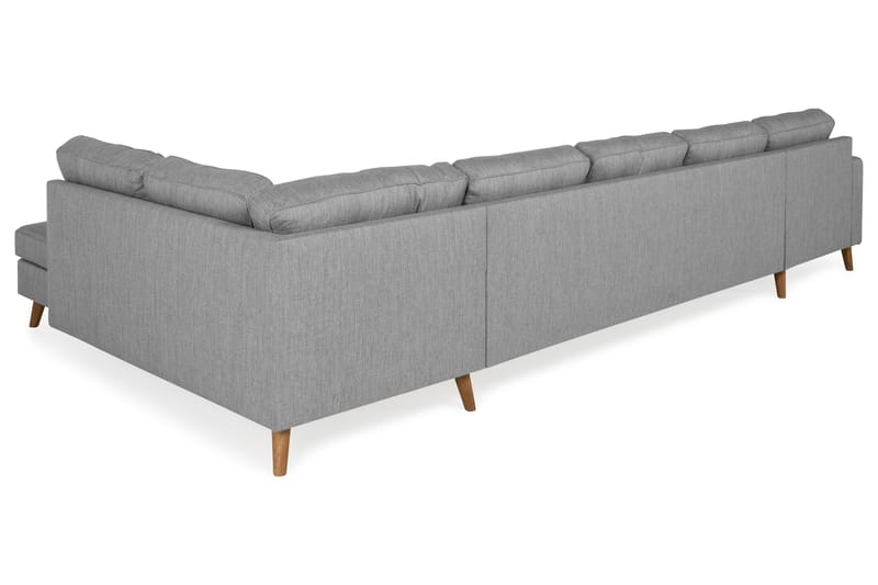 U-sofa Miller Large med Divan Venstre - Grå - U-sofa