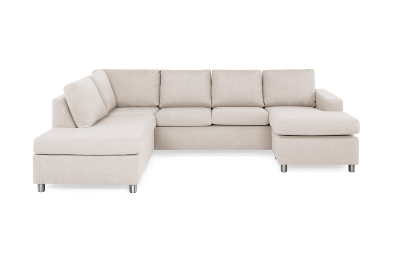 U-sofa Nevada Large Divan Høyre - Beige - U-sofa