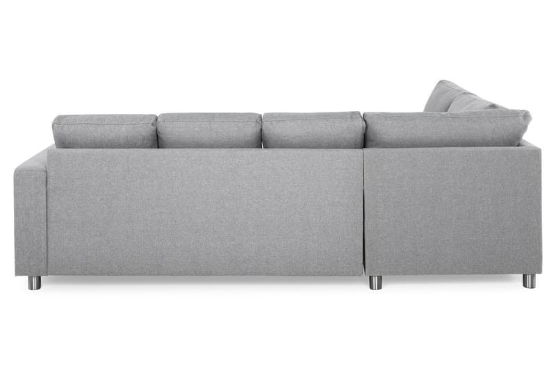 U-sofa Nevada Large Divan Høyre - Lysgrå - U-sofa