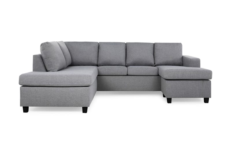 U-sofa Nevada Large Divan Høyre - Lysgrå - U-sofa