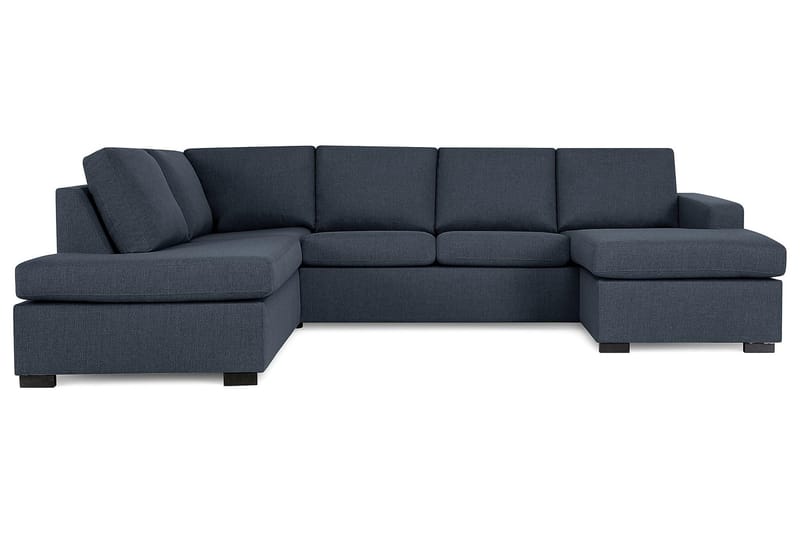 U-sofa Nevada Large Divan Høyre - Mørkblå - U-sofa