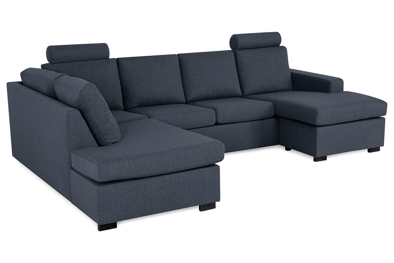 U-sofa Nevada Large Divan Høyre - Mørkblå - U-sofa