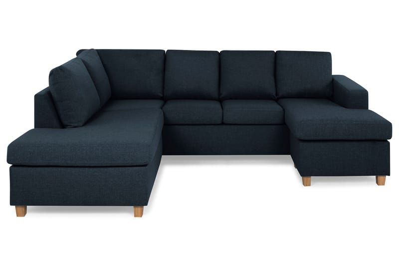 U-sofa Nevada Large Divan Høyre - Mørkblå - U-sofa