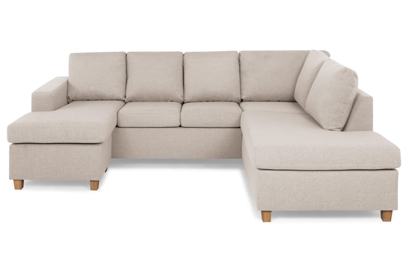 U-sofa Nevada Large Divan Venstre - Beige - U-sofa