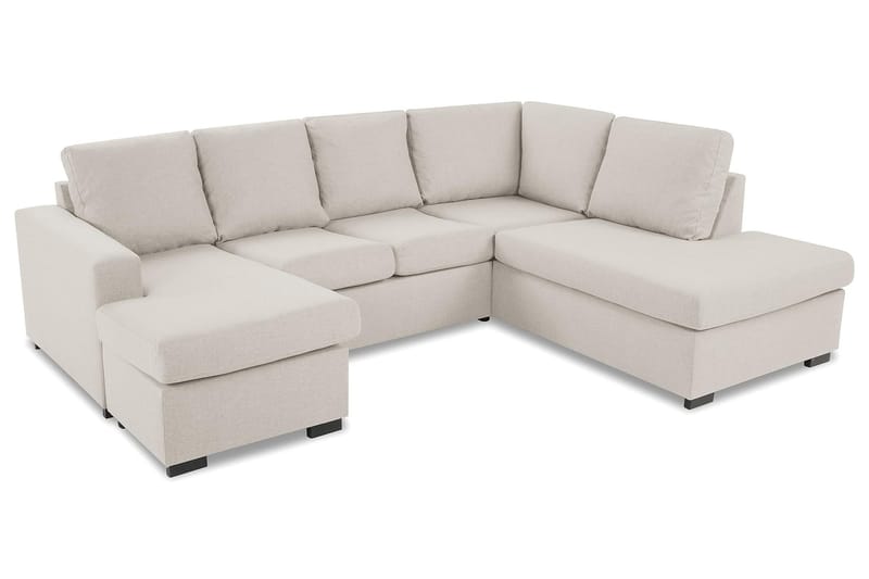 U-sofa Nevada Large Divan Venstre - Beige - U-sofa