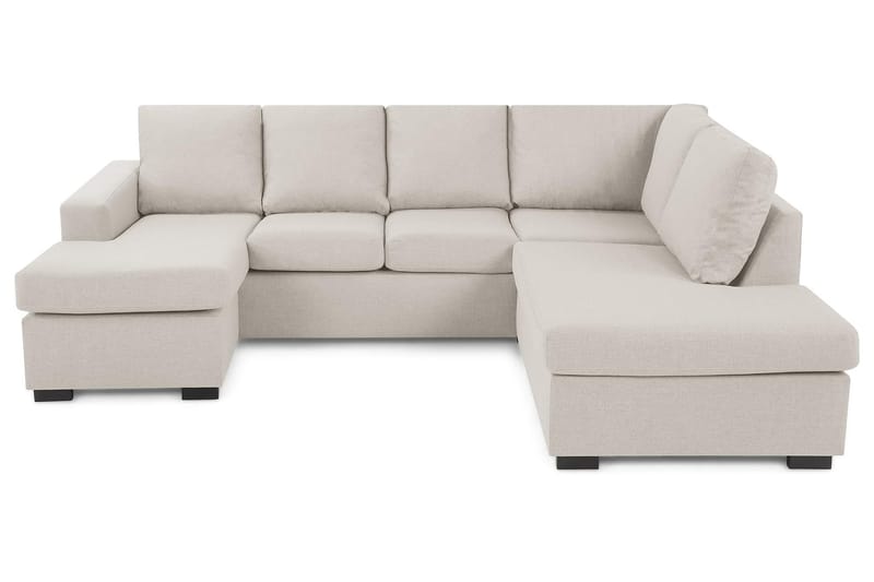 U-sofa Nevada Large Divan Venstre - Beige - U-sofa