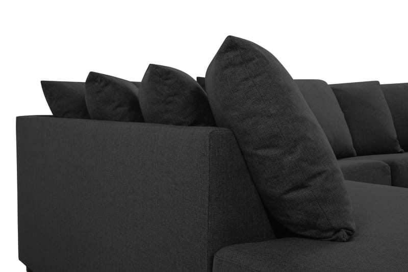 U-sofa Nevada Small Divan Høyre inkl. Konvoluttputer - Antrasitt - Møbler - Sofaer - U-sofa