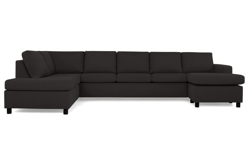 U-sofa Nevada XL Divan Høyre - Antrasitt - U-sofa