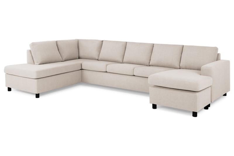 U-sofa Nevada XL Divan Høyre - Beige - U-sofa