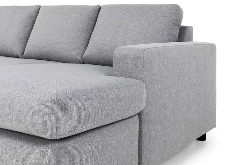 U-sofa Nevada XL Divan Høyre - Lysgrå - U-sofa