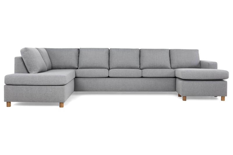 U-sofa Nevada XL Divan Høyre - Lysgrå - U-sofa